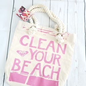 Roxy beach tote bag